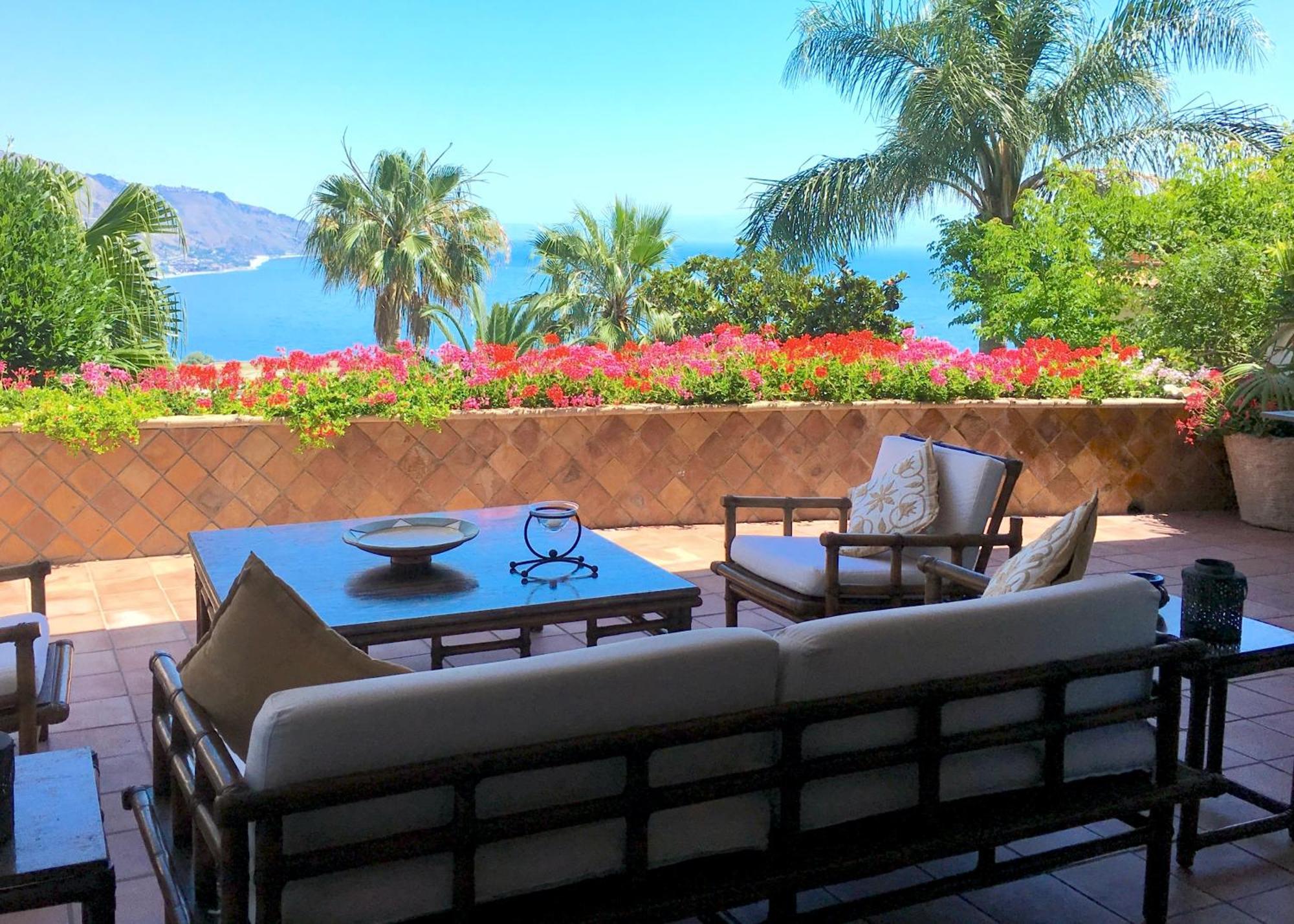 Villa Lou Taormina Private Villa With Panoramic Sea View Pool Exterior foto