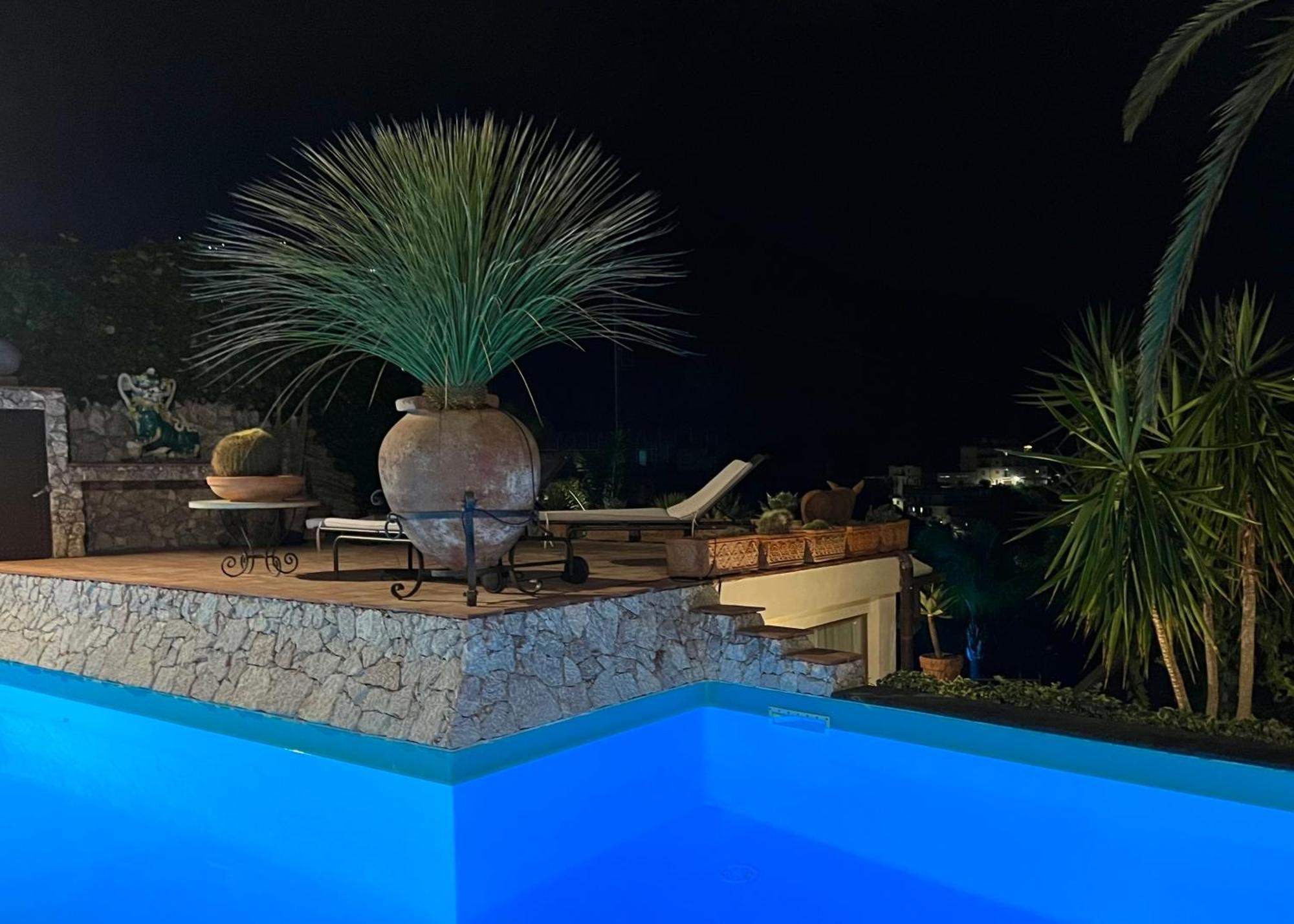 Villa Lou Taormina Private Villa With Panoramic Sea View Pool Exterior foto