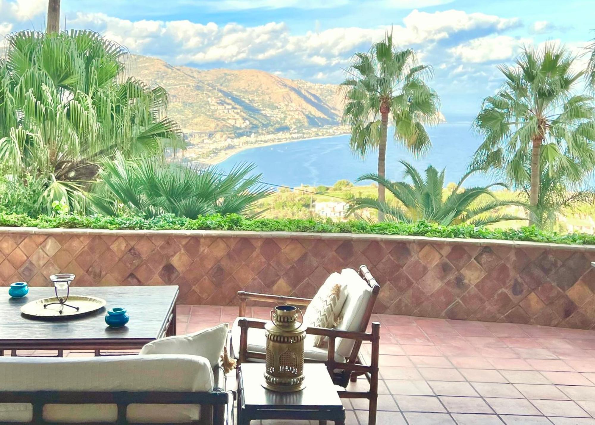 Villa Lou Taormina Private Villa With Panoramic Sea View Pool Exterior foto